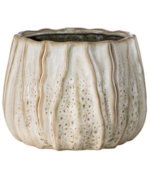 Dehner Keramik-Übertopf Blumentopf Fan, bauchig