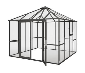 KGT Gewächshaus-Pavillon PaviLux 3 x 3 m ESG, ca. B300/H288/T300 cm