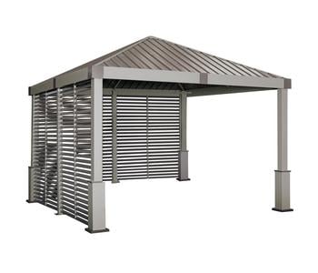 Sojag Pavillon Nanda 12x12, inkl. Seitenwand, ca. B363/H313,2/T363 cm