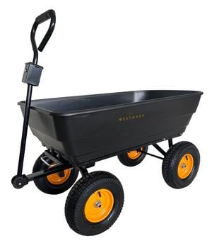 Westmann Kunststoff-Gartenwagen mit Kippfunktion Prakta M