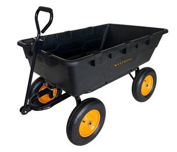 Westmann Kunststoff-Gartenwagen mit Kippfunktion Prakta L