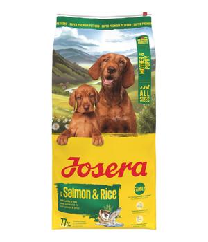 Josera Trockenfutter für Hunde Mother & Puppy, Lachs & Reis