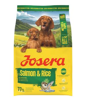 Josera Trockenfutter für Hunde Mother & Puppy, Lachs & Reis