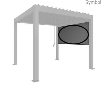 Biohort Sonnenschutzrollo Gr. 3 m, elektrisch, ca. B235/H10/T272 cm