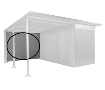 Biohort Rückwand für Seitendach L für Gerätehaus AvantGarde