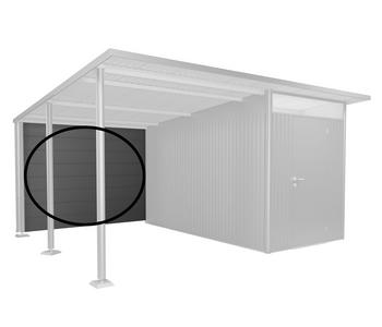 Biohort Rückwand für Seitendach L für Gerätehaus AvantGarde