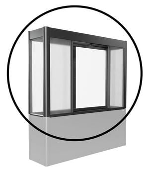 Biohort Gewächshausaufsatz Florentina für Größe 2 x 0,5 m, ca. B201,6/H136,4/T54,7 cm