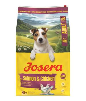 Josera Trockenfutter für Hunde Mini Adult, Lachs & Huhn