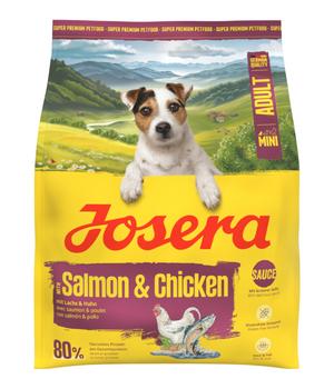 Josera Trockenfutter für Hunde Mini Adult, Lachs & Huhn