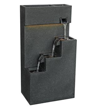 Dehner Polyethylen-Gartenbrunnen Gradino, solarfähig, ca. H80,5 cm