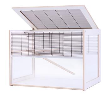 Skyline Nagerheim Lima 80 Basic, schwarz/weiß, ca. B83/H60/T60 cm