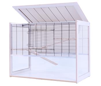 Skyline Nagerheim Lima 100 Vision, schwarz/weiß, ca. B103/H80/T60 cm