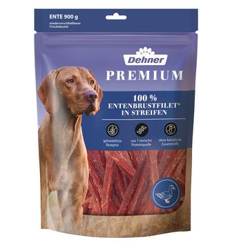 Dehner Premium Hundesnack Fleischstreifen, Entenbrust
