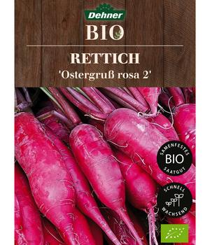Dehner Bio-Saatgut Rettich 'Ostergruß rosa 2'