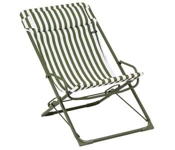 Lafuma Liegestuhl Transaswing gestreift, ca. B60/H70-91/T83-100 cm