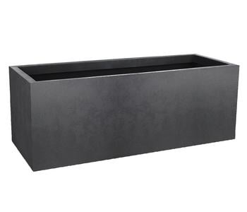 EDA Kunststoff-Pflanzkasten Basalt Up, rechteckig, anthrazit