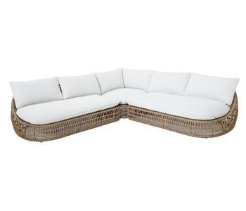 Royal Garden Geflecht-Sofa Norden, 3-teilig