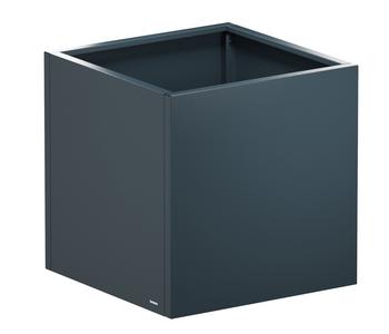 Herstera Metall-Pflanztopf Cube, quadratisch, anthrazit