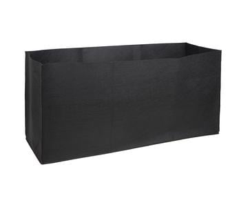 Herstera Filz-Pflanztasche, rechteckig, schwarz, ca. B150 cm
