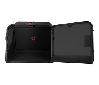 1one1 Origami Hundetransportbox, schwarz, L, ca. B81/H65,8/T81,4 cm