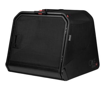1one1 Origami Hundetransportbox, schwarz, M, ca. B74/H65,8/T71,4 cm