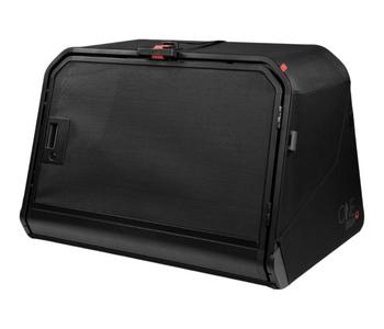 1one1 Origami Hundetransportbox, schwarz, XL, ca. B94/H65,8/T71,4 cm