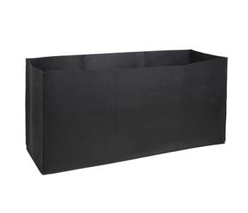 Herstera Filz-Pflanztasche, rechteckig, schwarz, ca. B100 cm