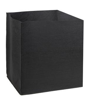 Herstera Filz-Pflanztasche, quadratisch, schwarz
