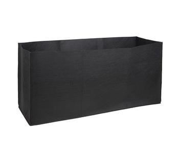 Herstera Filz-Pflanztasche, rechteckig, schwarz, ca. B100 cm
