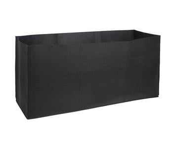 Herstera Filz-Pflanztasche, rechteckig, schwarz, ca. B100 cm