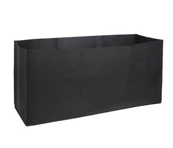 Herstera Filz-Pflanztasche, rechteckig, schwarz, ca. B100 cm