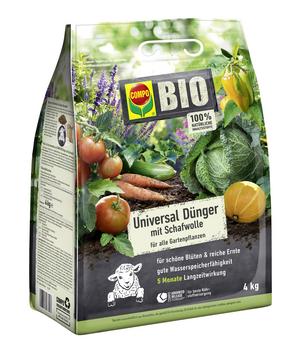 COMPO BIO Universal Dünger mit Schafwolle, 4 kg