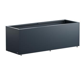 Herstera Metall-Pflanzkasten Cube LED, rechteckig, anthrazit