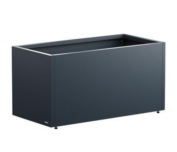 Herstera Metall-Pflanzkasten Cube LED, rechteckig, anthrazit