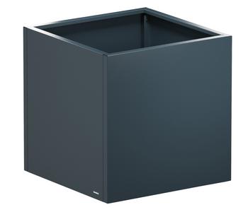 Herstera Metall-Pflanzkasten Cube LED, quadratisch, anthrazit