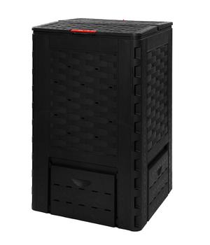 Remaplan Komposter Thermoquick® Rattan Black-Line, ca. 400 l