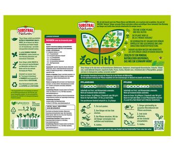 SUBSTRAL Naturen Langzeitdnger Rosen & Blhgehlze 1,2 Kg  Mit Zeolith  Fr ppige Blten Bis 3 Monate