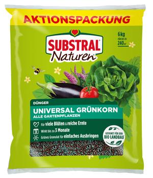 Substral® Naturen® Dünger Universal Grünkorn alle Gartenpflanzen, 6 kg