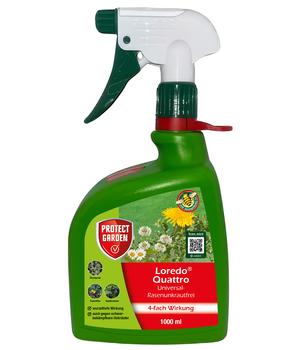 PROTECT GARDEN Loredo Quattro Universal-Rasenunkrautfrei, flüssig, 1 l