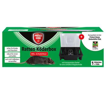 PROTECT HOME Rattenköderbox inkl. Schlagfalle, 1 Stk.