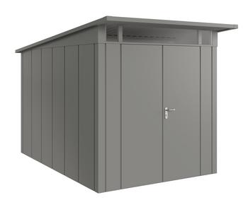 Hörmann Metallgerätehaus Juno JPD7 L-Sk Motiv Design mit Doppeltür, ca. B229/H232/T358 cm