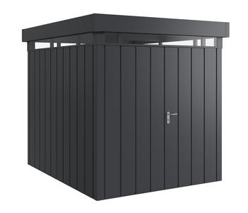 Hörmann Metallgerätehaus Juno mit Lichtband & Doppeltür JFD6 2126 M-Sk, ca. B229/H239/T277 cm