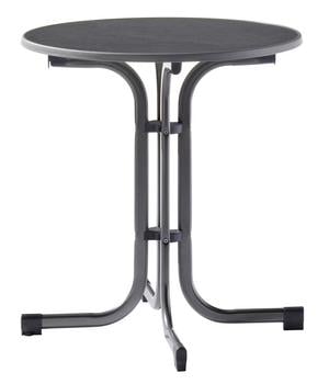 Sieger Klapptisch Boulevard mit mecalit®-PRO-Platte, ca. Ø70/H72 cm