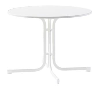 Sieger Klapptisch Boulevard mit mecalit®-PRO-Platte, ca. Ø100/H72 cm