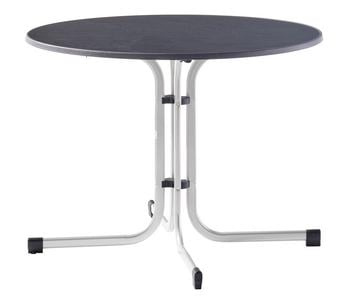 Sieger Klapptisch Boulevard mit mecalit®-PRO-Platte, ca. Ø100/H72 cm