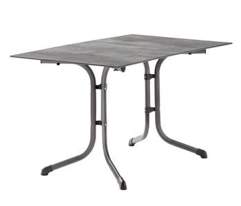 Sieger Klapptisch Boulevard mit Polytec -Platte, ca. B120/H73/T80 cm