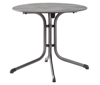 Sieger Klapptisch Boulevard mit Polytec -Platte, ca. Ø85/H73 cm