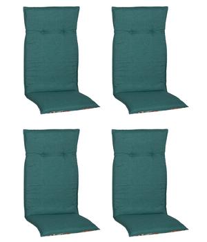 beo Hochlehnerauflage, petrol, 4er-Set