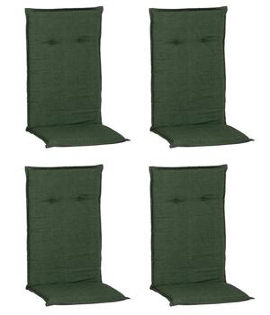 beo Hochlehnerauflage, dunkelgrün, 4er-Set
