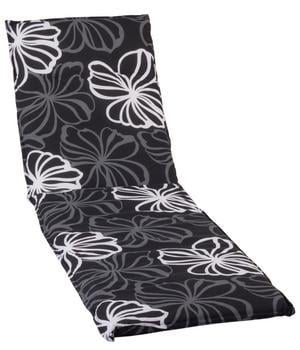 beo Liegenauflage, schwarz/weiß, ca. B60/H6/T193 cm